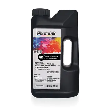 

RICOH GEN5 / KONICA 512/1024 Head for 1000 ml BLACK BLACK UV Ink (Hard and Soft Floor) t-R5F Reliable Quality Convenient