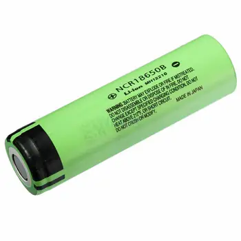 

Panasonic's 18650 battery rechargeable lithium (NCR18650B) 3,7V 3400 mAh