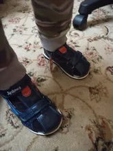 Apakowa-zapatos de Punta cerrada para niños pequeños, sandalias ortopédicas deportivas de cuero pu, zapatos de verano, 2019