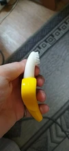 Cepillos dentales de entrenamiento de silicona para bebé, sin BPA, forma de plátano, mordedor seguro, juguetes para morder, anillo de dentición, regalo para mordedor de bebé