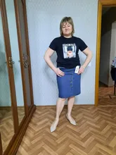 Jielur faldas de mezclilla de cintura alta de talla grande botones bolsillos Jeans clásicos falda para mujer S-5XL moda coreana elegante Jupe Femme