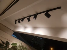 Track-Light Spotlight-Fixture Clothing Shop Store 220V Led COB Whole-Set for Home 12/20/30/40w-rail-spot