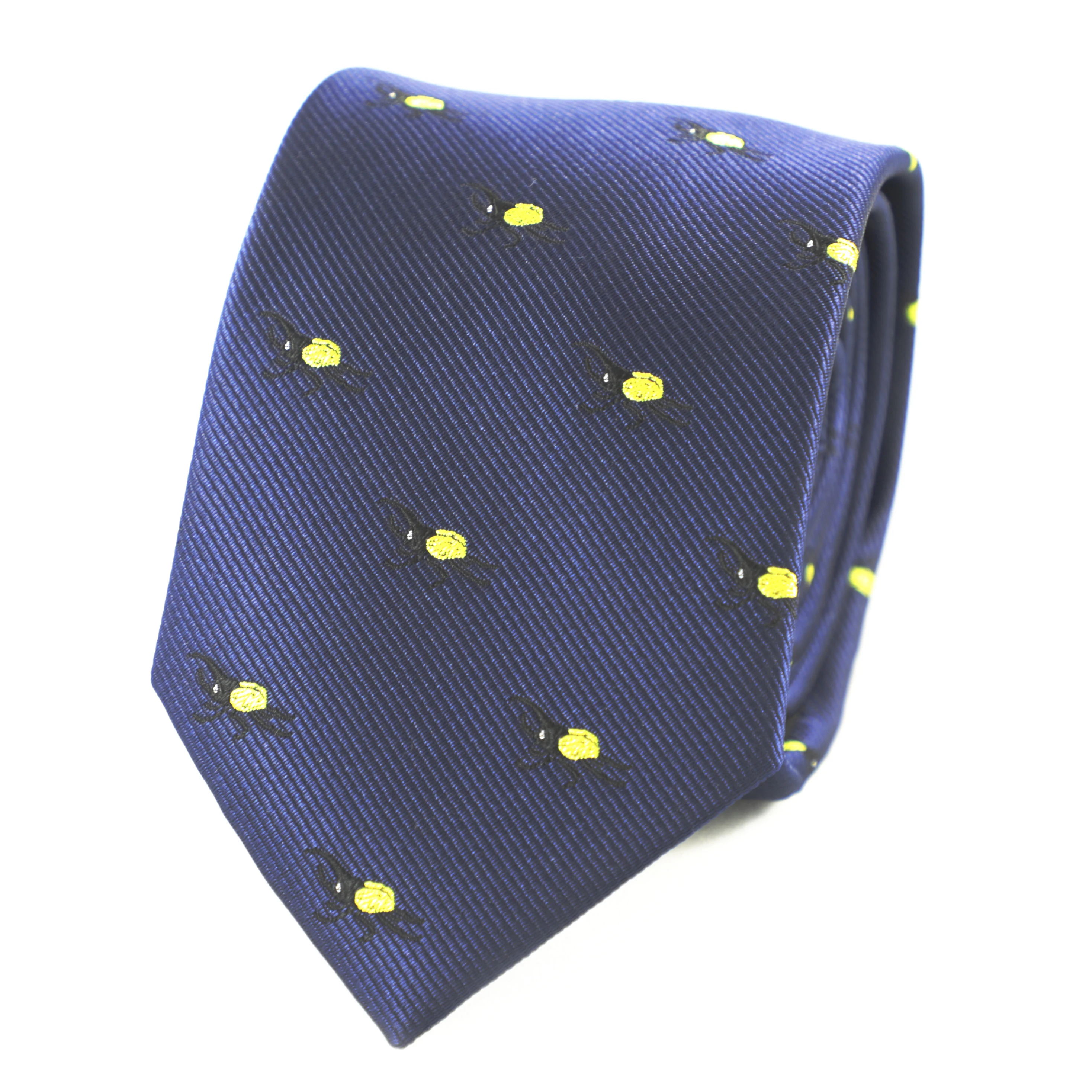 

Microfiber Jacquard Hercules Beetle Pattern Necktie Yellow Beetle Tie Father's Day Birthday Gift Tie