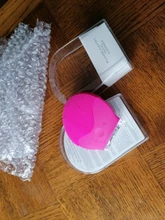 Ultra sonic eléctricos de silicona cepillo de limpieza Facial Sonic cara limpiador limpiando piel Mini lavadora masajeador cepillo recargable