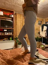 Pantalones vaqueros elásticos de cintura alta para mujer, pitillos hasta el tobillo, ajustados, con realce, color negro y azul, 2020