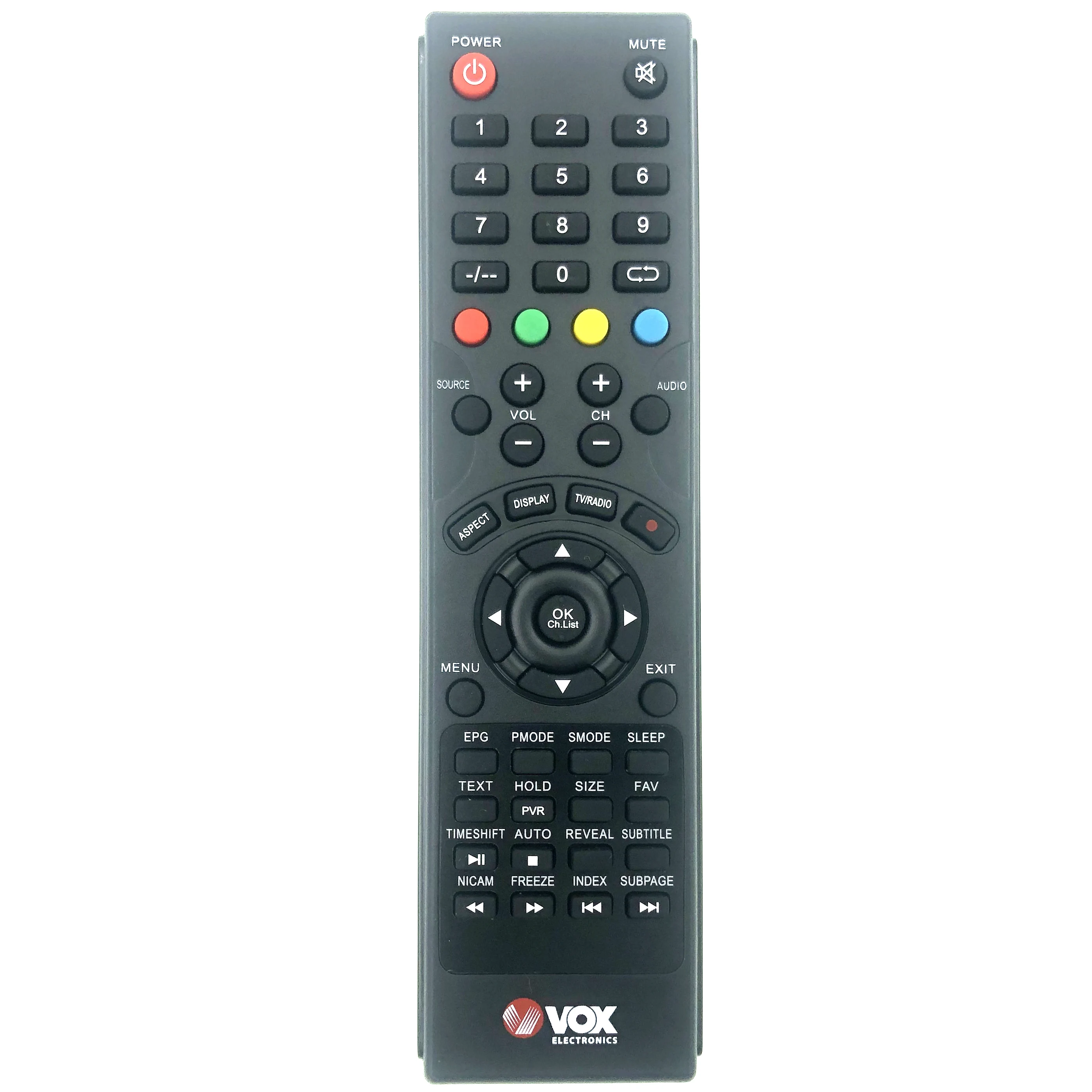 New Original VOX TV Remote Control for 32DSA662B Y TV28LE62 TV24LE63 TV32LE64 32LE64T2, TV32LE11