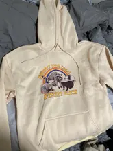 Apoya a tu Local de la calle estampado de gatos mujeres Sudadera con capucha de dibujos animados cuello redondo ropa suelta sudadera de la calle Sudadera con capucha de Hip Hop para mujer
