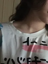 Oversized Tops Short-Sleeved Shirts Summer Loose Fashion Women Printing Causal New