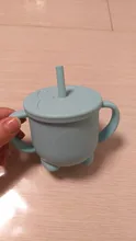Fuente de alimentación de bebé, tazas para bebé, tazas para bebé, de silicona, a prueba de fugas