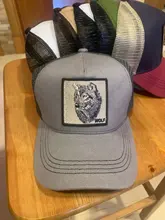 Sombreros de béisbol con animales bordados para hombre y mujer, gorras de béisbol estilo Snapback Hip Hop con bordado tipo animal en malla transpirable, unisex