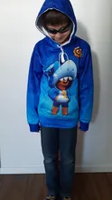 Sudadera con capucha de Brawlers Spike and Star para niños, chaqueta de manga larga, abrigo, juego de tiro, 3d, Harajuku