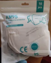 Mascarilla reutilizable KN95 de seguridad, máscara respiradora antipolvo, a prueba de polvo, FPP2, KN95, 2-100 piezas