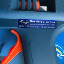 Pistola de pegamento de fusión en caliente de 150W, con Control de temperatura para el hogar, manualidades, fabricación Industrial, uso de barras de pegamento de 11mm, boquilla de cobre puro