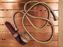 Shower-Hose Bathroom-Accessories Water-Pipe Soft Flexible Black 2m Chrome-Plating Rainfall