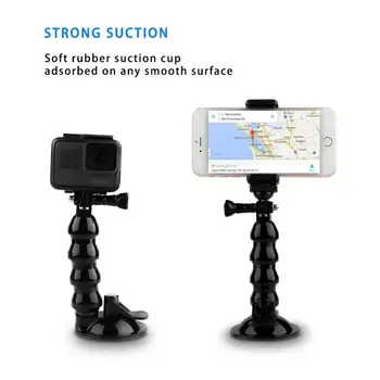 

AFAITH Car Suction Cup Adapter Window Glass Mount For Phone GoPro Hero 5/6/7/8 Black Xiao mi Yi DJI OSMO Action Accessories