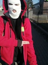 Máscara de cobertura de la cara completa, gorro de Pasamontañas de punto de 3 agujeros, táctica del ejército CS, para invierno, esquí, ciclismo, gorro, bufanda, mascarilla facial cálida