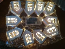 LED String Lamps Light-Fairy-Garland Wood-House Decoration Wedding Holiday-Room Party