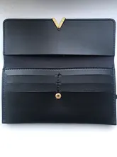 Billeteras de cuero con cremallera para mujer, monedero, BILLETERA, tarjetero, titular de la identificación, 2020