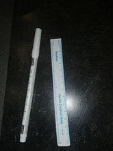 Juego de marcador de piel para tatuaje de cejas, accesorios de Microblading, rotulador de tatuaje, herramienta de maquillaje permanente, color blanco