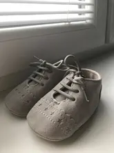 COOTELILI-zapatos de mocasines para bebé recién nacido, zapatillas de cuna suaves para bebé, primeros pasos, zapatos de piel de ante para niña