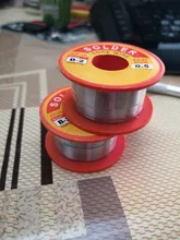 0,3/0,4/0,5/0,6/0,8/1mm 63/37 flujo 2.0% estaño Alambre de estaño colofonia de fundido núcleo de soldadura de alambre de soldadura rollo 40%