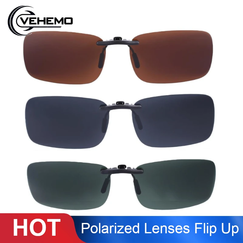 Vehemo Сменные поляризованные линзы раскладные для солнцезащитных очков UV400