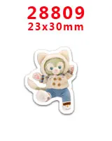 30 шт мультяшный персонаж плоское украшение из смолы PR 28125 - Цвет: 28809