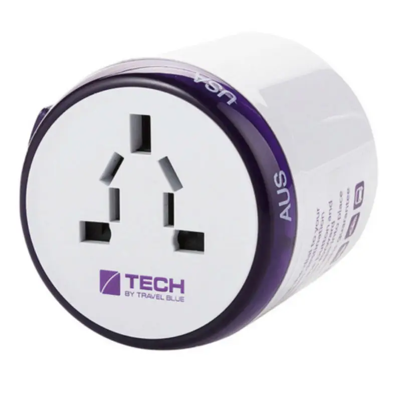 Universal Adapter converter Travel Blue Sliding Adaptor(260) color Purple