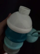 Caja de almacenamiento portátil para comida de bebé, contenedor de leche con dibujos animados de cereales esenciales, estilo Rana, 3 niveles