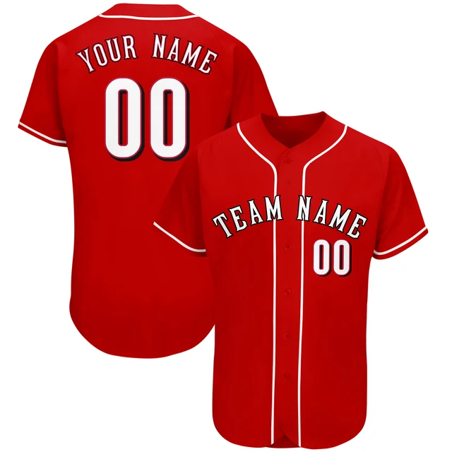 Camiseta De Béisbol Personalizada Para Hombres/jóvenes, Ropa Deportiva De  Entrenamiento De Competición Con Estampado De Su Propio Nombre Y Número,  Con 