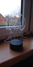 Lamp Bedroom-Decor Gift Led-Night-Light Acrylic Academia Face-Design Anime Shoto Todoroki