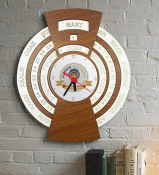 

Personalized Commissioner Vice Themed Infinite Maya Calendar Wall Clock-1