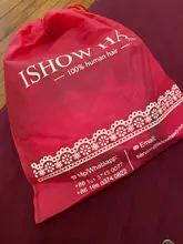 Ishow Hair mechones rectos con Frontal transparente de encaje Frontal y mechones extensiones de cabello humano mechones malayos con cierre Frontal