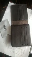 Cartera de piel auténtica para hombre, billetera, billetera, Estilo vintage, Cocodrilo, Alligato, portemonne