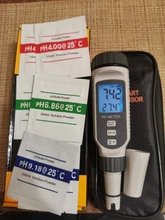 Medidor de PH profesional PH818, pluma portátil, medidor de pH, acidimetro para acuario, medida de Probador de Calidad del Agua