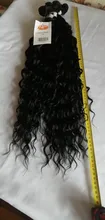 FASHION IDOL-extensiones de pelo sintético Afro para mujer, Pelo Rizado mechones Rubio degradado 24-28 pulgadas, resistente al calor, 6 uds.