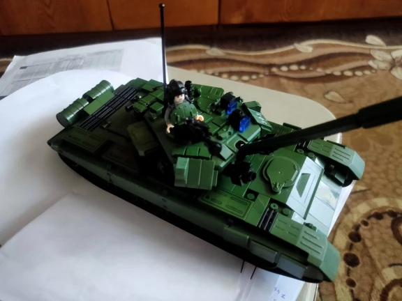 NEW 456PCS Military Battle Russia T90A Marine Tank Building Blocks Bricks Model