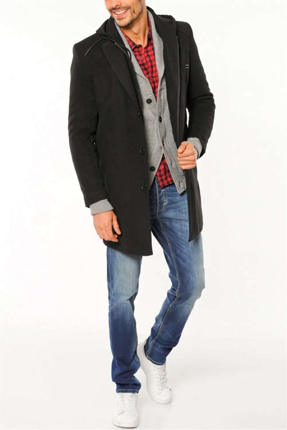 PLT8203 DEWBERRY OVERCOAT-BLACK