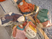 5 par/lote NIÑOS Calcetines de algodón Otoño Invierno primavera niños niñas caliente calcetines tira con dibujos deportes Calcetines