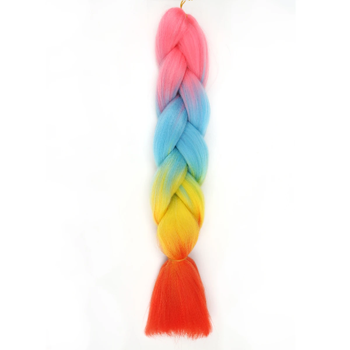 

Braiding Hair 24 Inch Ombre Color Synthetic Braids Before Stretching Wholesale Jumbo Braids Hair Straightener 100G/Pcs