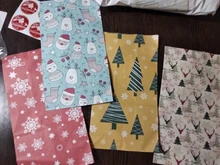 Gift-Bags Boxes Guests-Packaging Merry-Christmas Deer Candy Stickers No Party with Snowflakes