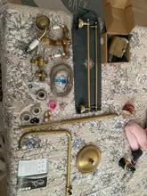 Shower-Faucet-Set Handshower Wall-Mount Brass Bathroom Rozin Antique Tap Dual-Handle