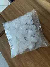 Vasos para pestañas postizas, florecimiento rápido, florecimiento solar, taza de pegamento, ventilador para pestañas, herramientas de maquillaje, 100/200 Uds.