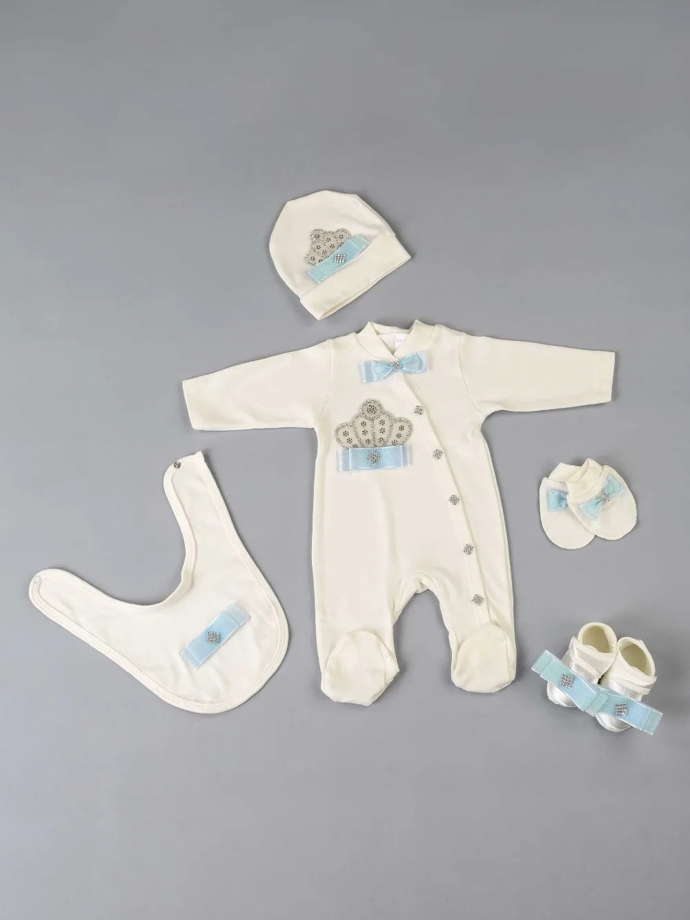 Baby Clothing Set for girl Newborn Baby Rompers Girls Boys Clothes 5 pcs Set Male King Girls Queen Babies Overalls Clothing Cute Newborn Jumpsuit Toddler baby clothes in sets	