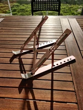 GOOJODOQ-Soporte para ordenador portátil, soporte de aleación de aluminio plegable, para Notebook, MacBook Pro y tableta
