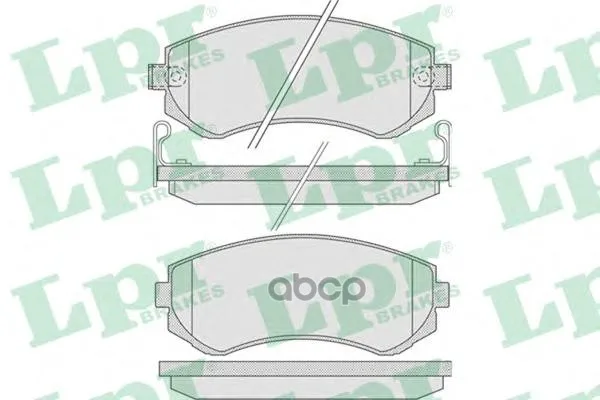 Колодки Тормозные Nissan Almera N15 97-00 Передние/Patrol 97-10 Задние Lpr 05p856 Lpr арт. 05P856