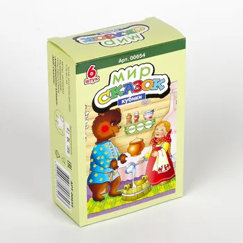 

Cubes "world of fairy tale-1" (without gluing) 6 PCs.