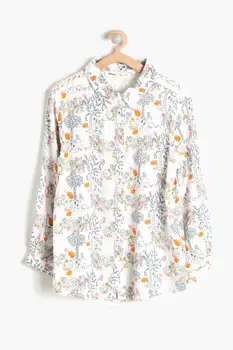 

Koton kids Ecru Pattern Female Child Shirt