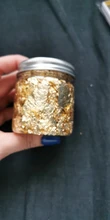 3g Oro de imitación plata hoja de cobre lentejuelas brillos de hoja de escamas hojas a granel papel de aluminio para dorado DIY decoración artística de uñas