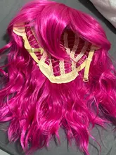 MSIWIGS-Peluca de cabello sintético flequillo lateral para mujer